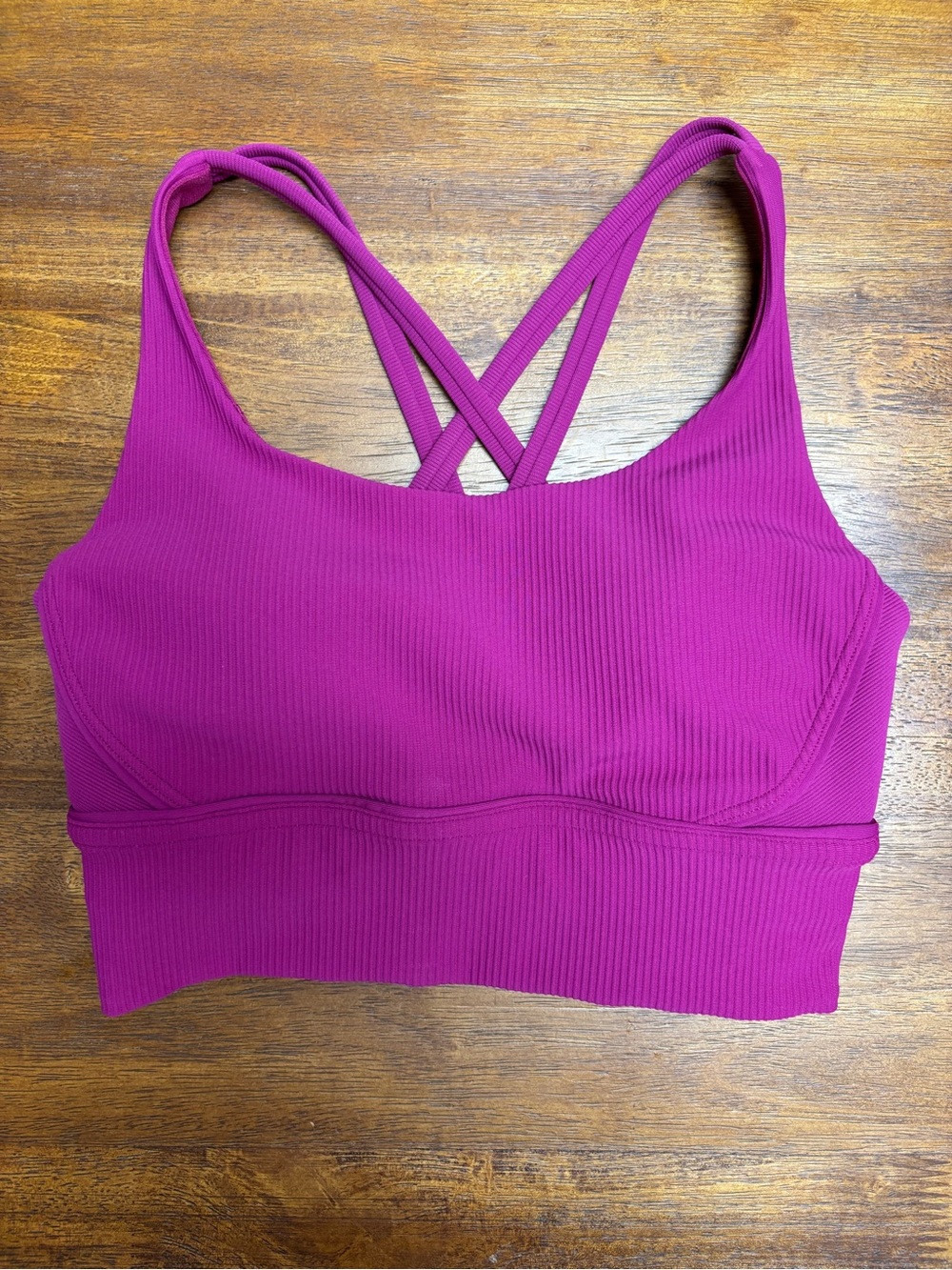 Lululemon Energy Bra Long Line Ribbed